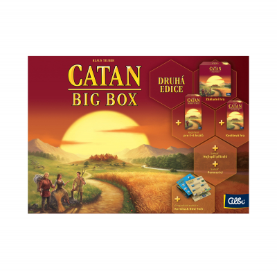                             Catan - Big Box - druhá edice                        