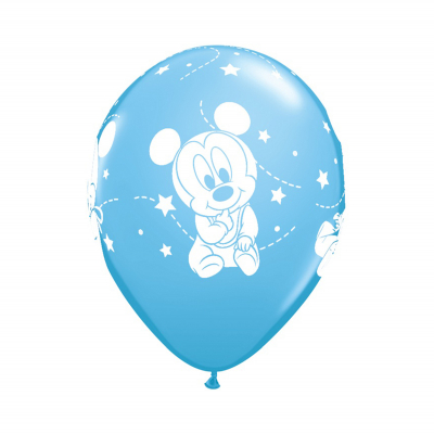 Balónky latexové Baby boy Mickey Mouse 6 ks                    