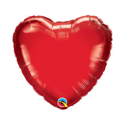 Balónek fóliový Srdce červené                    