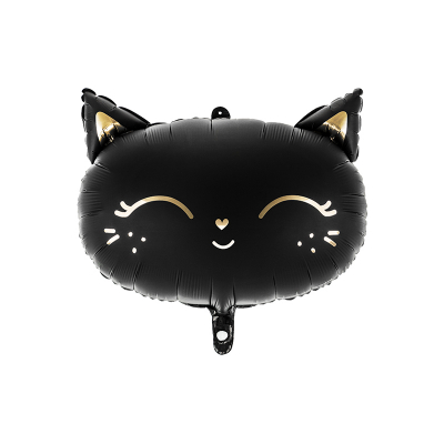Balónek foliový kočka černá                    