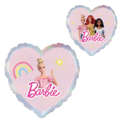 Balónek foliový Barbie srdce                    
