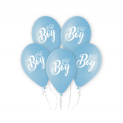Balónky latexové It´s a Boy modré 5 ks                    