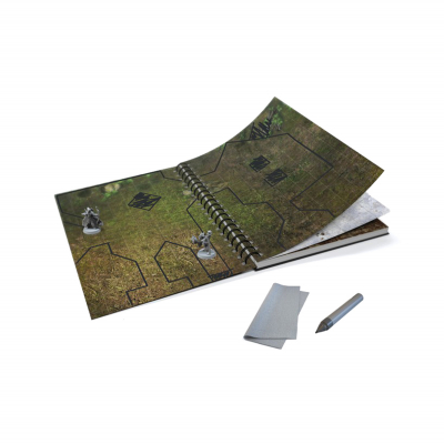                             RPG Kniha s mazatelným povrchem - A3 - šestiúhelníky                        