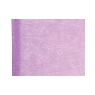 Šerpa stolová netkaná textilie fialová 30 cm x 10 m                    