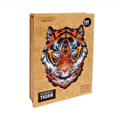 Dřevěné puzzle - Mocný tygr                    