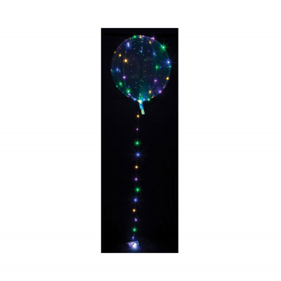 Levně Balónek bublina s LED barevným osvětlením Albi