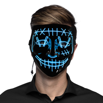                             Maska modrá LED                        