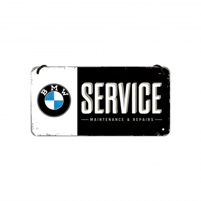 Levně Závěsná cedule - BMW Service Nostalgic-Art