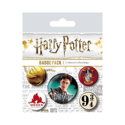 Set odznaků - Harry Potter: Nebelvír                    