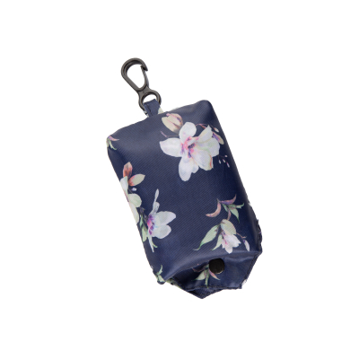                             Skládací taška 2v1 - Modrá květina                        
