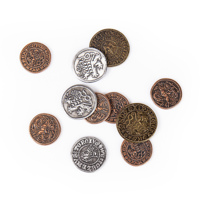                             Univerzální mince se středověkým motivem - 45 ks                        