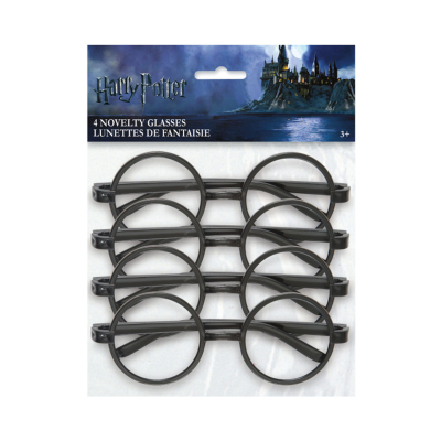                             Brýle Harry Potter černé 4 ks                        