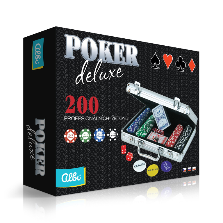 Poker deluxe (200 žetonů)                    