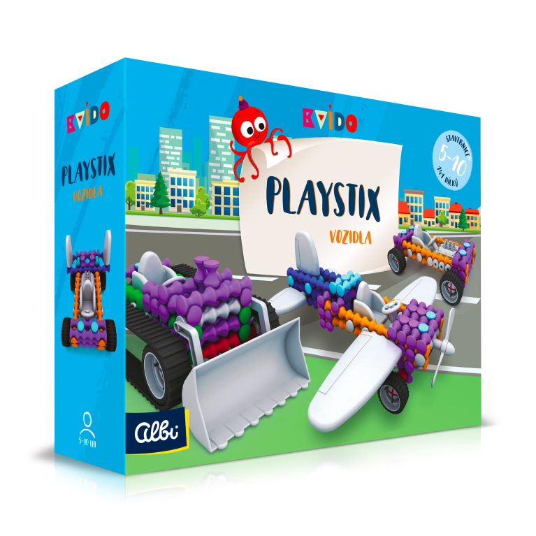 Stavebnice Playstix - vozidla - Kvído                    