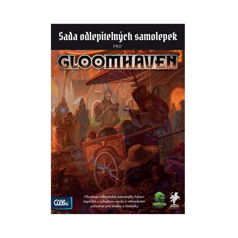 Gloomhaven - Odlepitelné samolepky                    