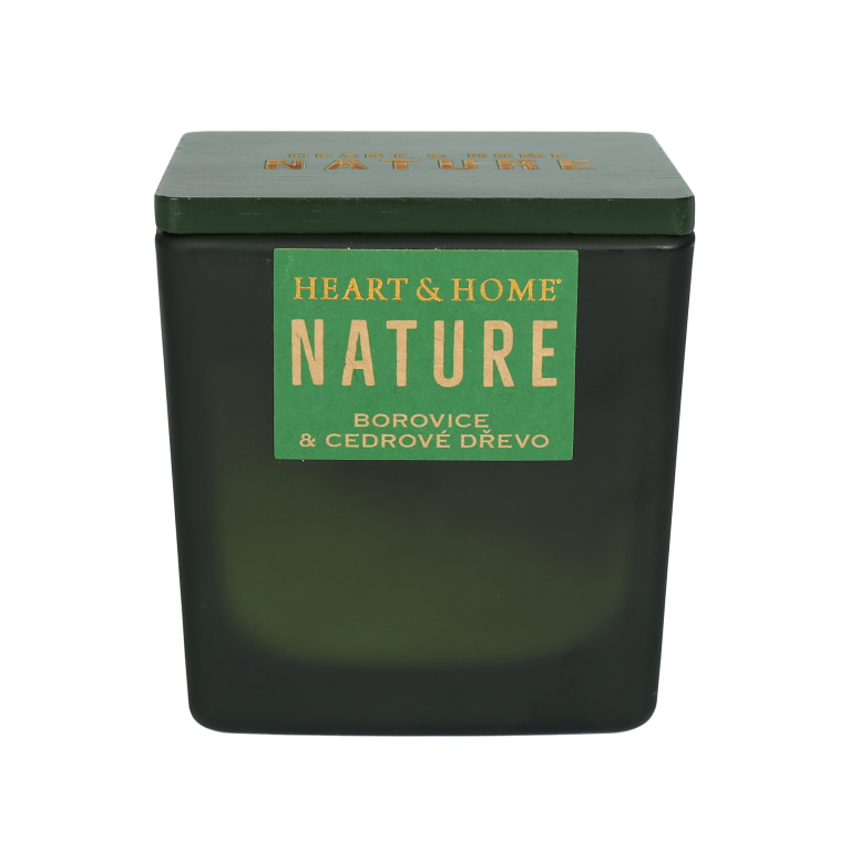                             Velké svíčky - Heart and Home Nature 210 g                        