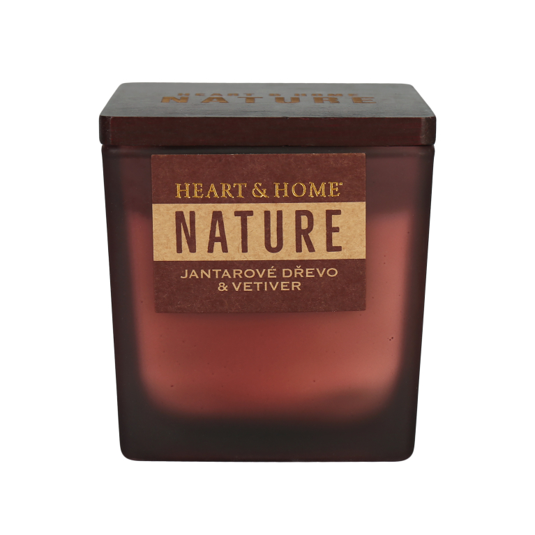                             Velké svíčky - Heart and Home Nature 210 g                        