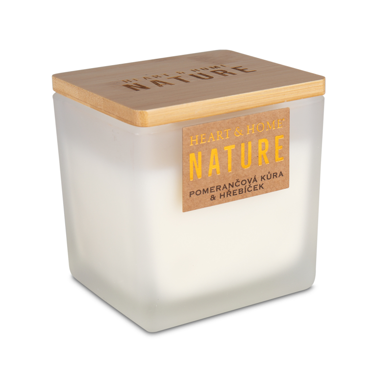 Velké svíčky - Heart and Home Nature 210 g                    