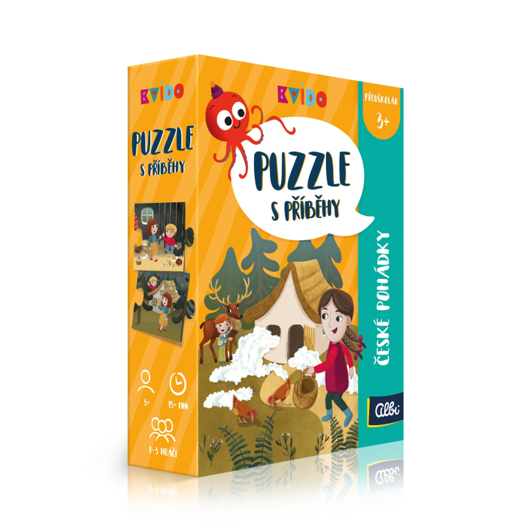 Puzzle s příběhy - České pohádky - Kvído                    