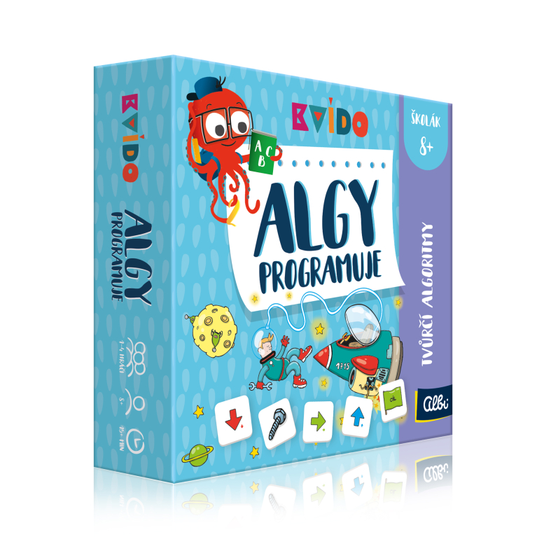 Algy programuje - Tvůrčí hra s algoritmy - Kvído                    