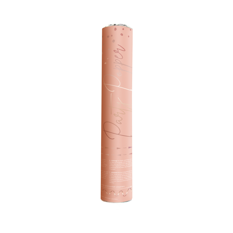 Konfety vystřelovací rose gold 28 cm                    