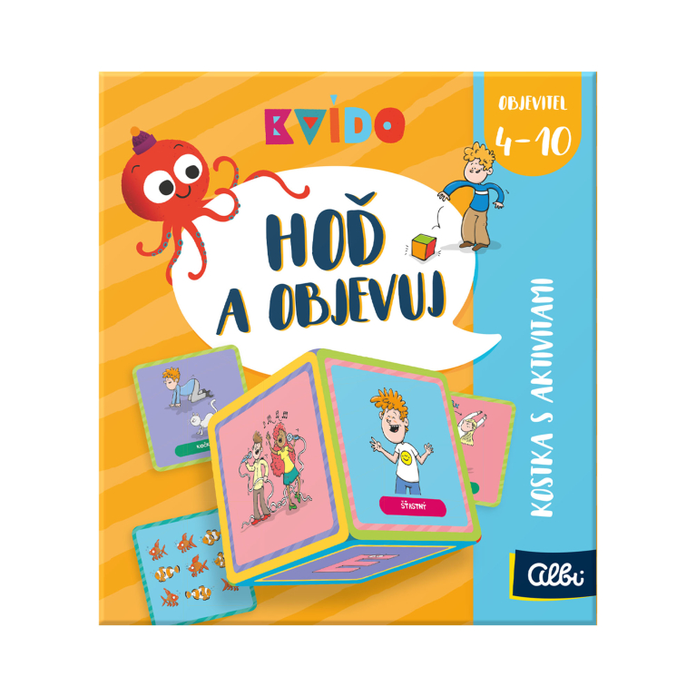                             Hoď a objevuj - Kvído                        