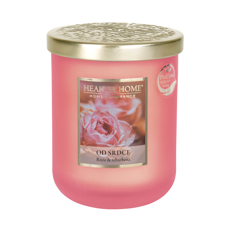 Luxusní velké svíčky Heart and Home 320 g                    