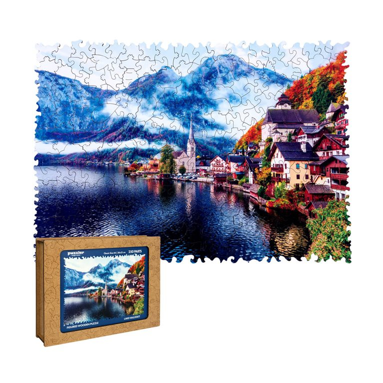 Dřevěné puzzle - Halštatské jezero                    