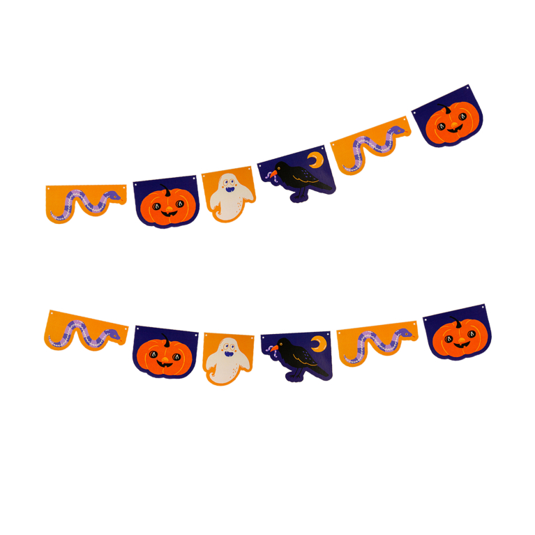                             Banner Halloween ikony                        