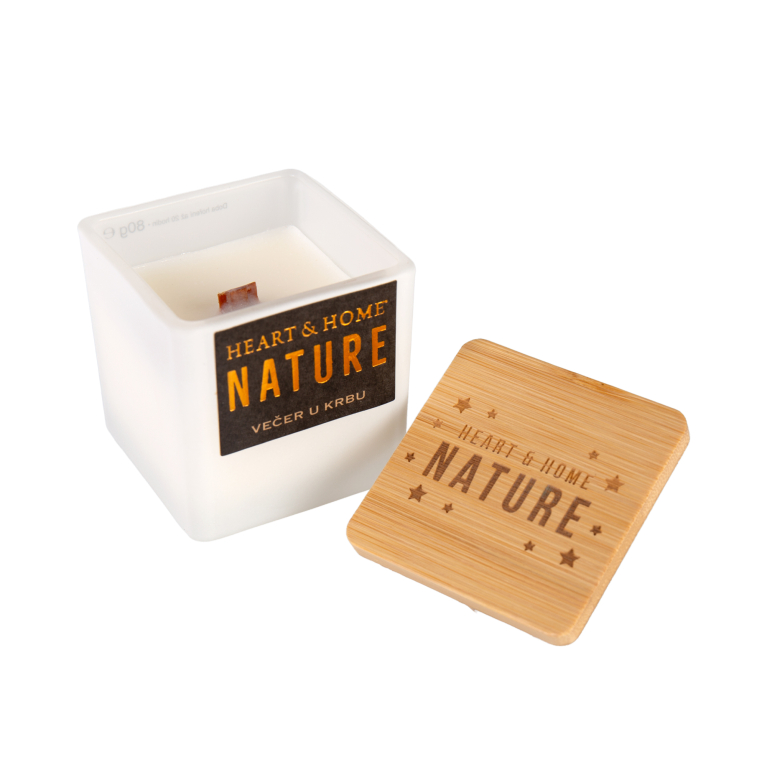                             Malé svíčky - Heart and Home Nature 80 g                        