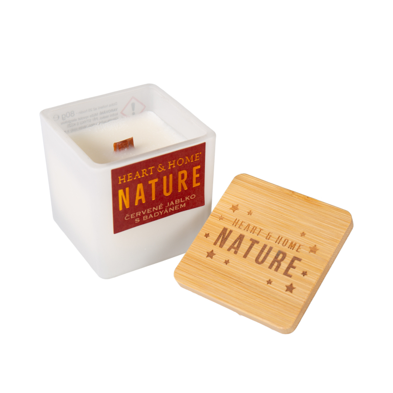                             Malé svíčky - Heart and Home Nature 80 g                        