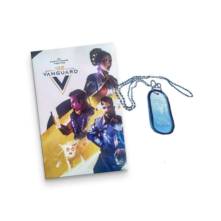 ISS Vanguard - promo komiks a Dog Tag                    