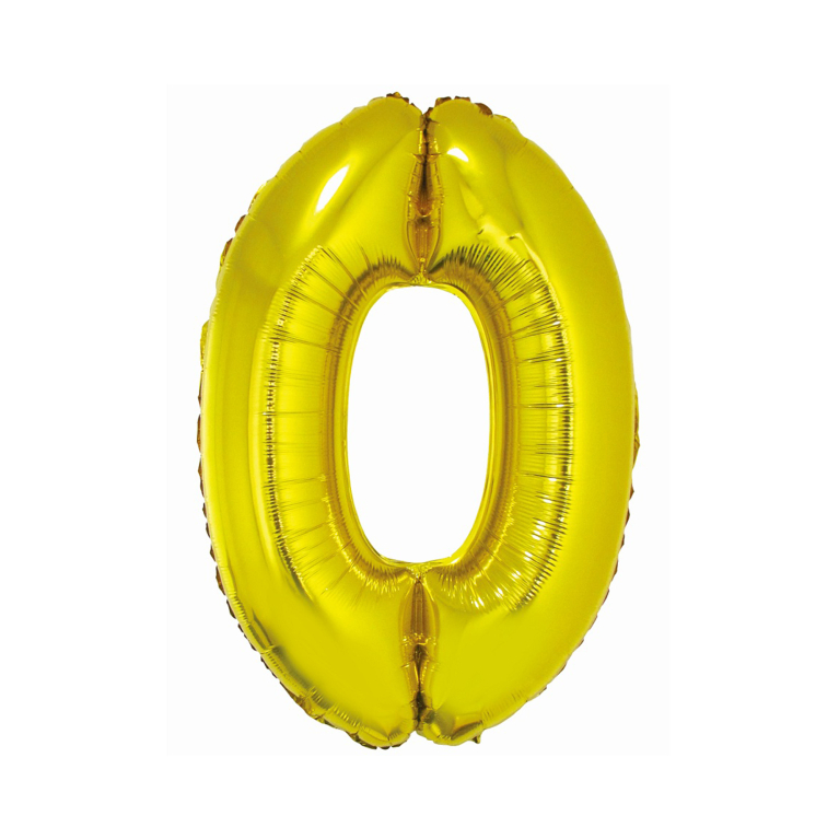 Balónky fóliové 76 cm zlatá čísla                    