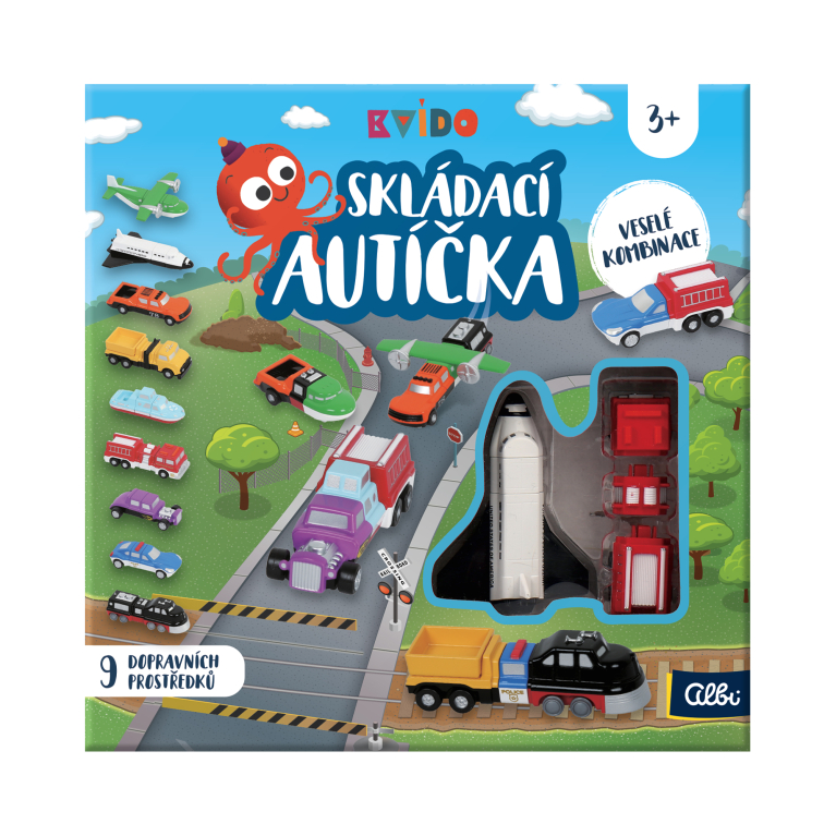                             Skládací autíčka - Kvído                        