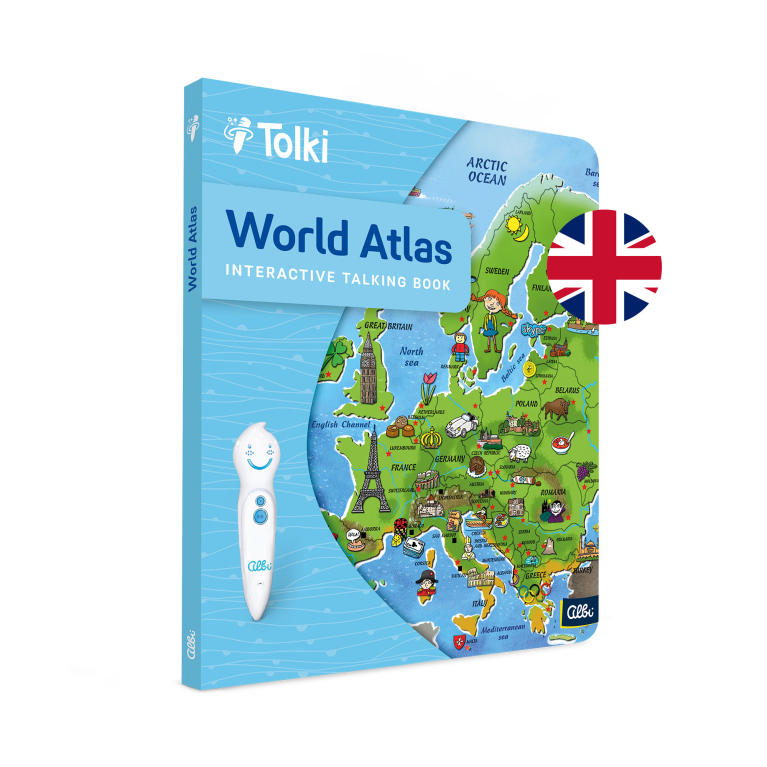                             Tolki Pen + World Atlas EN                        